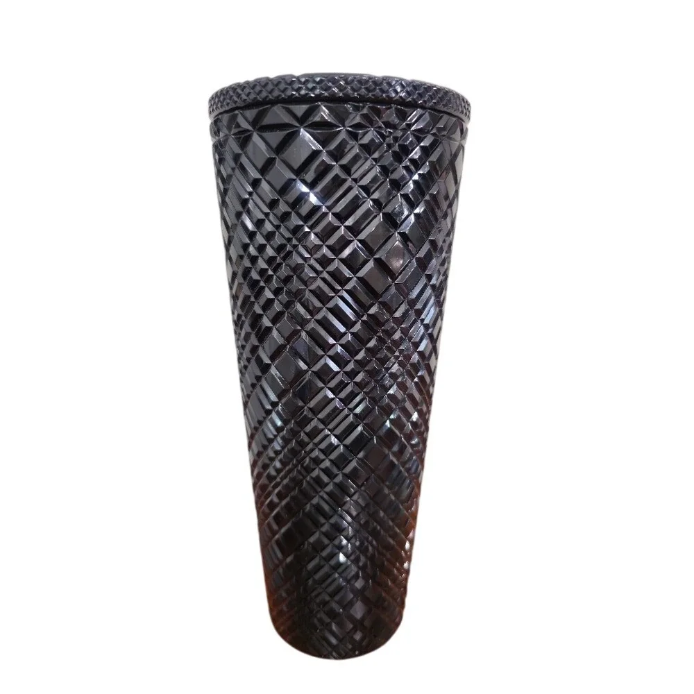 Black Tumbler Jeweled Venti 24‎ oz Cold Cup NEW